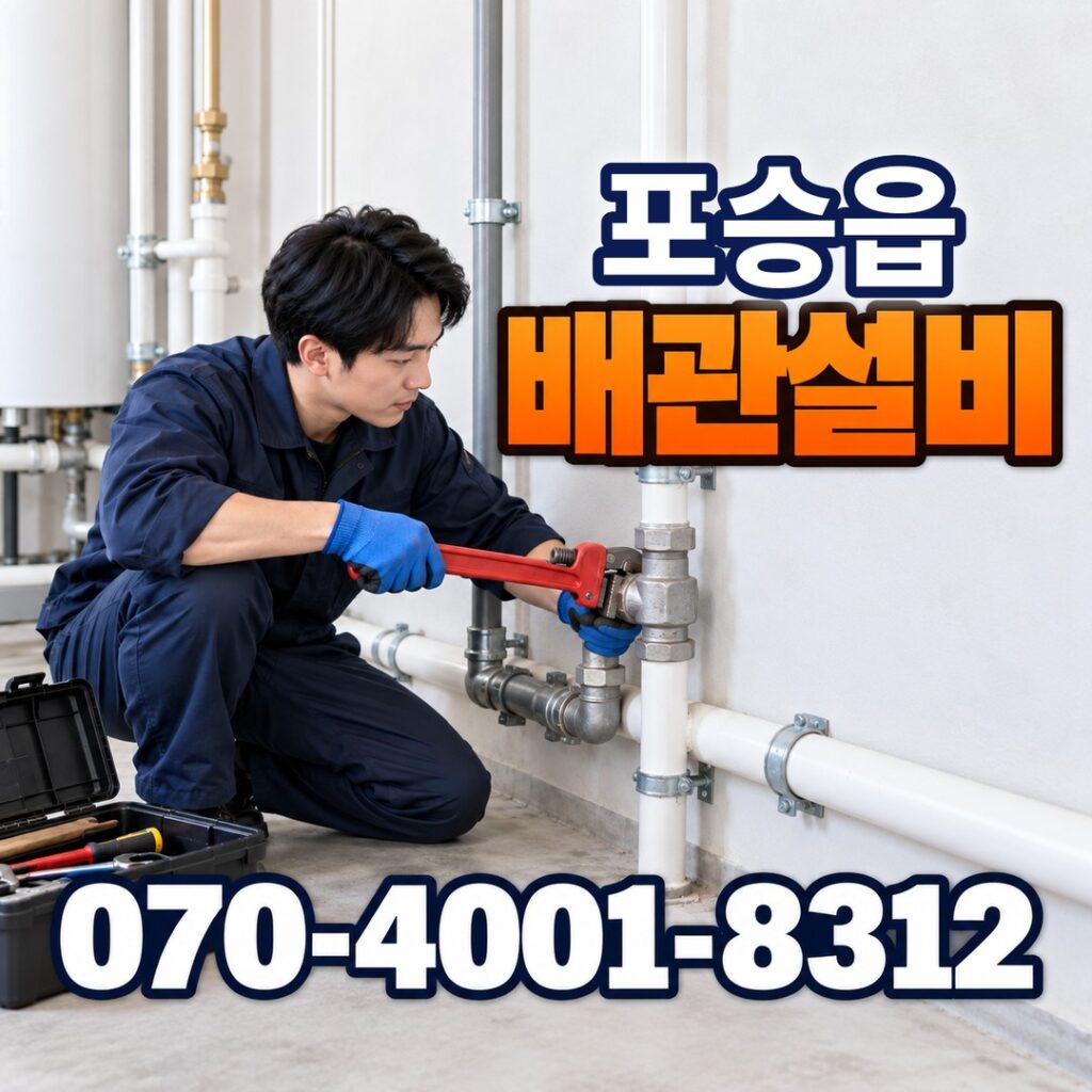 평택시 포승읍 배관설비 배관 시공 및 교체