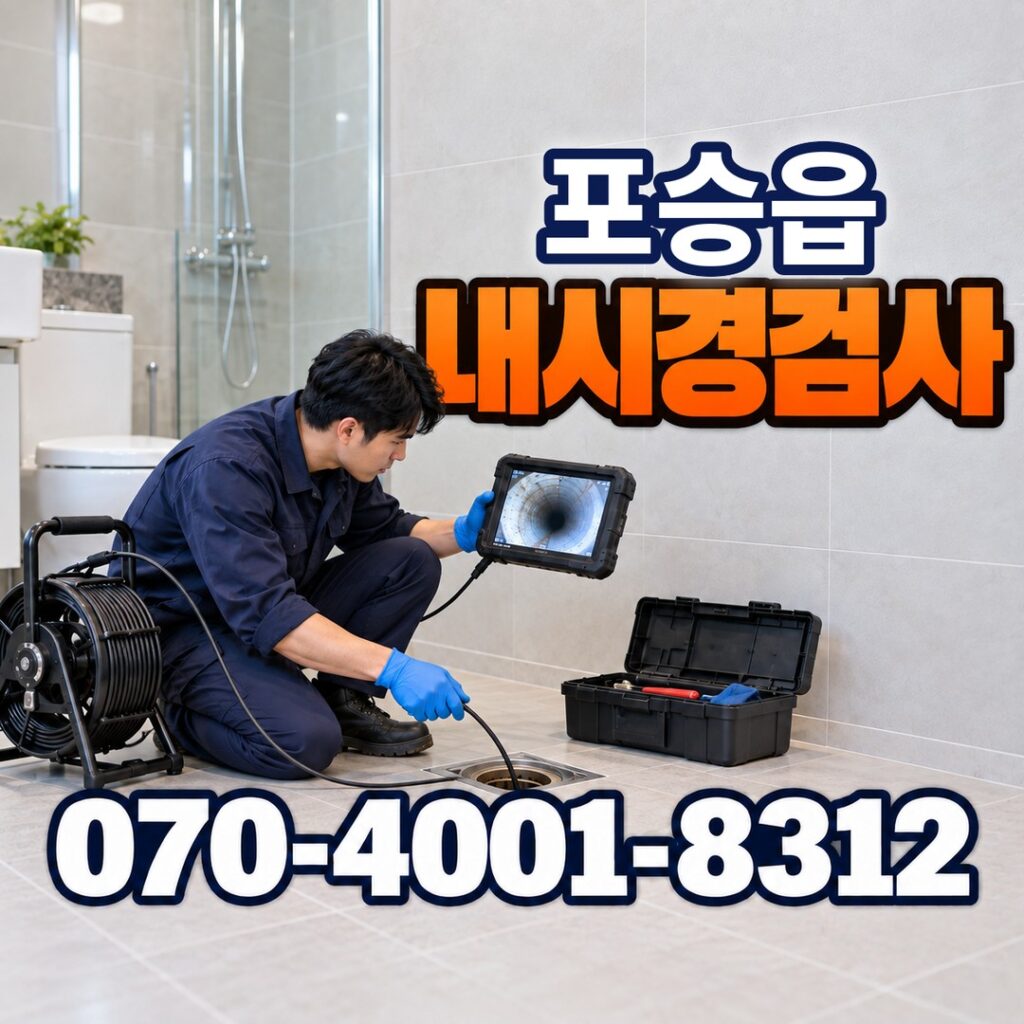 평택시 포승읍 내시경검사 배관 내부 상태 확인