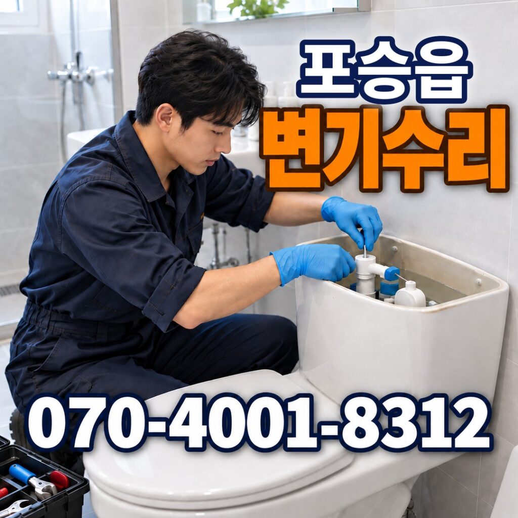 평택시 포승읍 변기수리 물탱크 부속 점검 작업